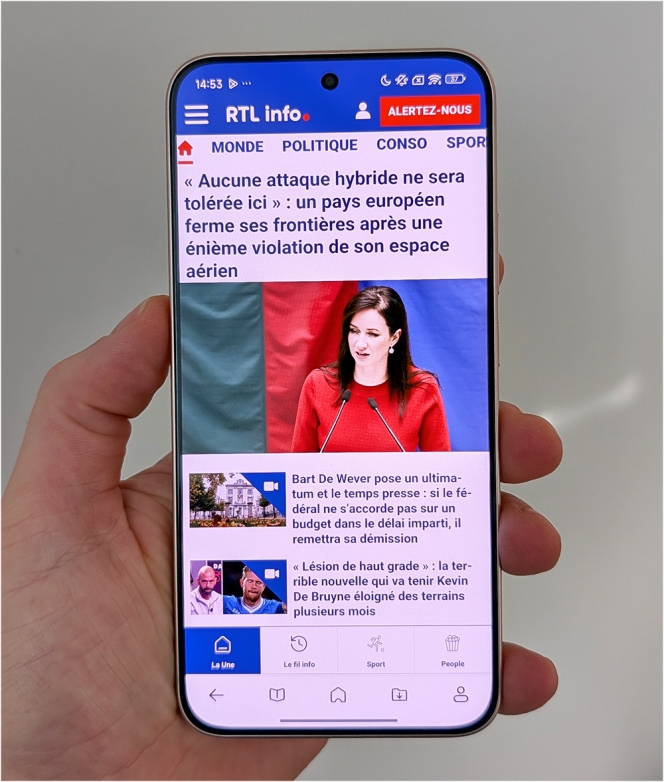 Un bel écran, bien lisible, c’est toujours utile.
