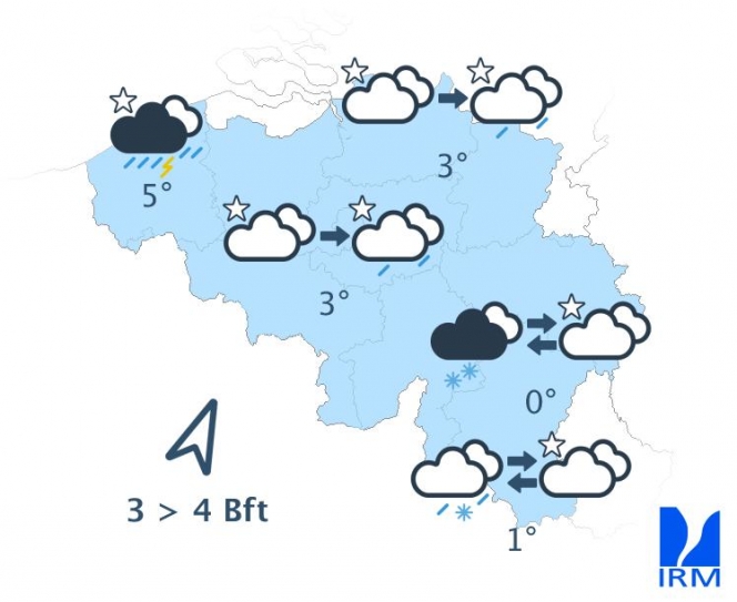 Les prévisions ce mercredi