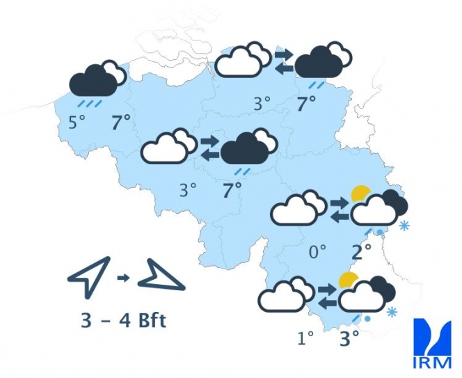 Les prévisions ce mardi soir