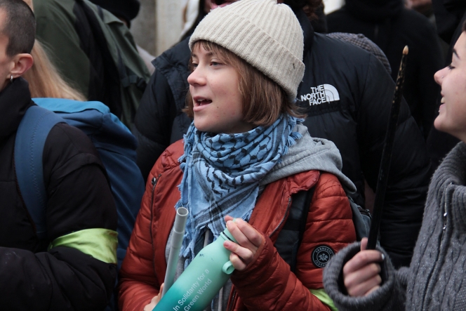 L’activiste écologiste suédoise Greta Thunberg