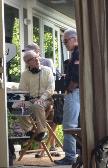 Epstein avec le réalisateur Woody Allen