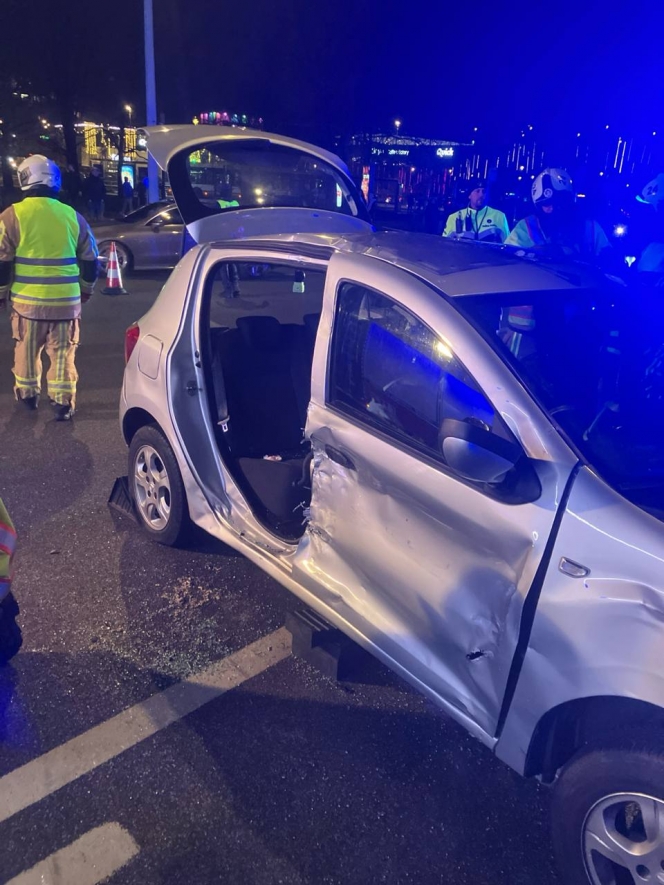 Deux véhicules impliqués, dont un camion.