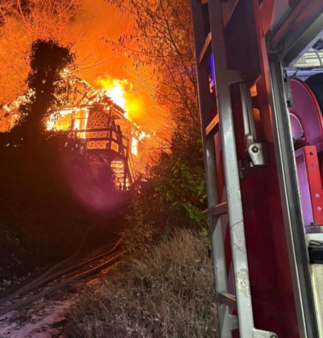 Des flammes impressionnantes.