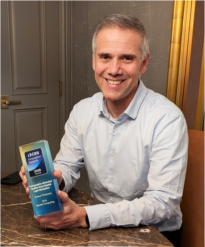 Pour la deuxième année d’affilée, Swave a reçu un prix de l’innovation de la part du CES