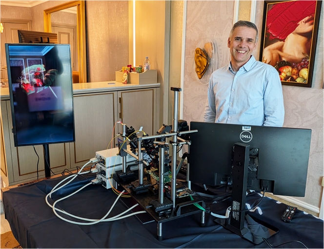 L’impressionant dispositif de démo