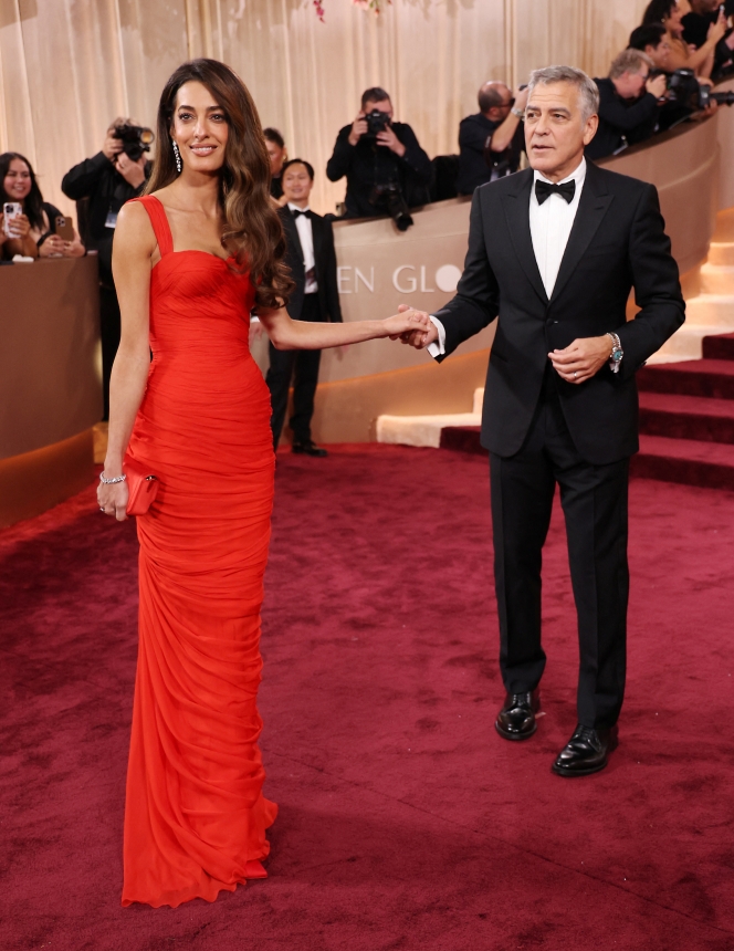 L’acteur franco-américain George Clooney et sa femme Amal