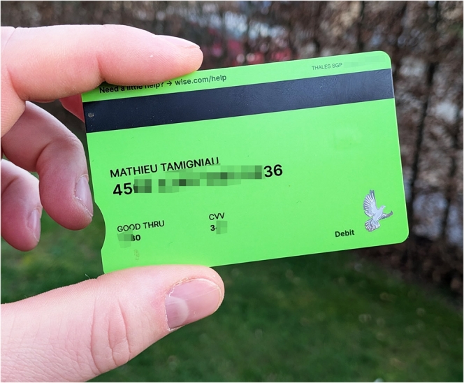 Une carte Visa (débit, pas crédit) comme les autres